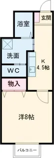 Happier清原台【1階】の間取り