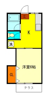 みすずコーポ【1階】の間取り