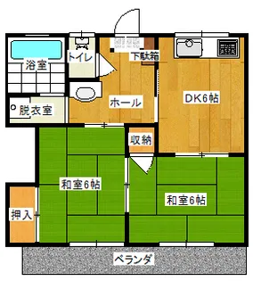 サンシャイン双葉【3階】の間取り
