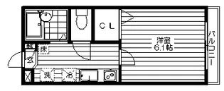 マルティニークヤマテ【1階】の間取り