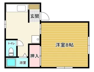 ハイツ葉月【1階】の間取り