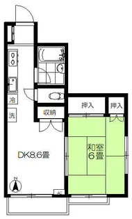 コーポ丸山【2階】の間取り