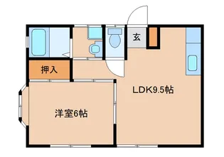 シャルムタンタン【1階】の間取り