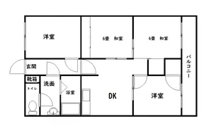 マキシマコーポ高須【4階】の間取り