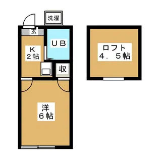 サンハイツ山下【2階】の間取り