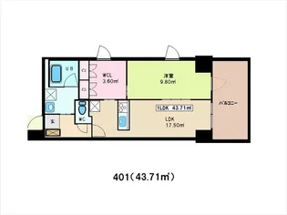 GreenHills ふれあいの丘【4階】の間取り