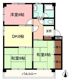 メゾンド望月【1階】の間取り
