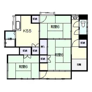 森アパートA【1階】の間取り