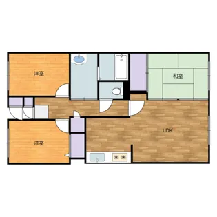 神奈川県横浜市鶴見区北寺尾1【マンション】の間取り