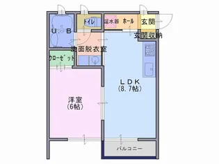 レセーナ1【1階】の間取り