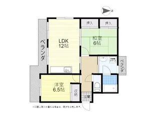 ドリームハイツ原【1階】の間取り