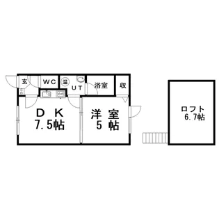 エステートINアヴァンセ【2階】の間取り