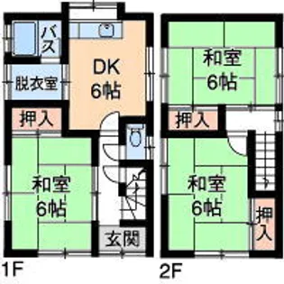 新潟県新潟市西区鳥原【一戸建】の間取り