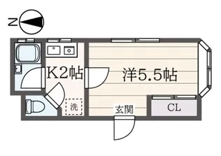 金子ホーム【2階】の間取り