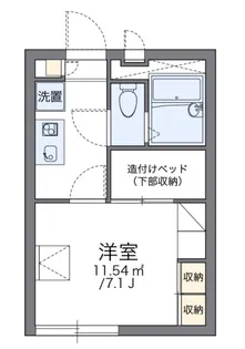 東京都立川市錦町6【アパート】の間取り