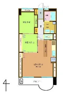 トーカンマンション名古屋第7【7階】の間取り