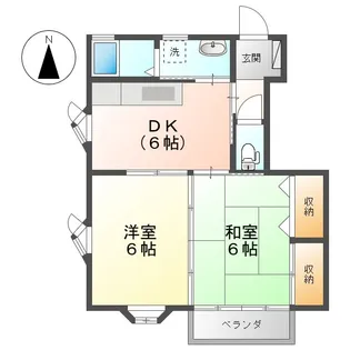 メゾンベル【1階】の間取り