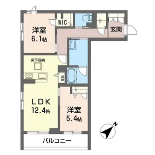 アルナージュ【1階】の間取り