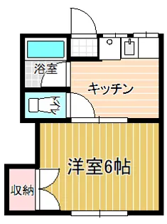 第3ミドリハイツ【1階】の間取り
