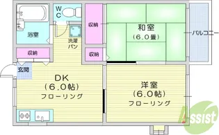 コアロード南光台2【2階】の間取り