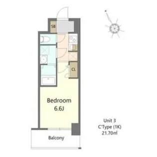S-RESIDENCE堺浜寺broad【5階】の間取り