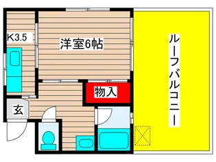 PSドゥエリングビル【4階】の間取り