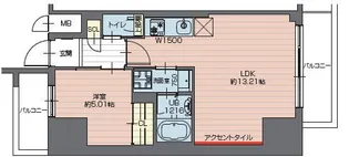プレジオ西新井【3階】の間取り