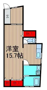 浜田ビル【1階】の間取り