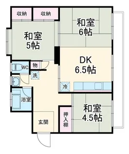 2LDKの間取り画像