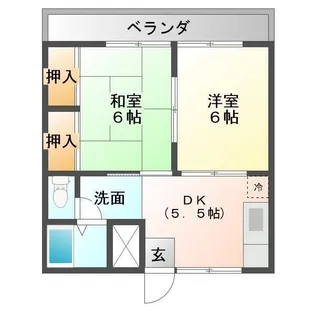 ガーデンハイツII【3階】の間取り