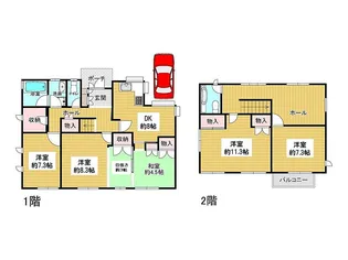 奈良県奈良市六条緑町2【一戸建】の間取り