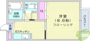 Kalmia Palace A【1階】の間取り