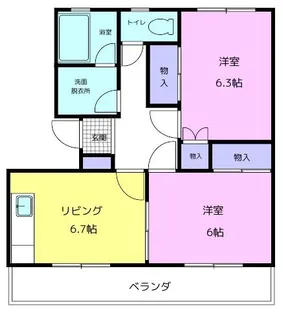 和歌山県有田郡湯浅町大字湯浅【マンション】の間取り