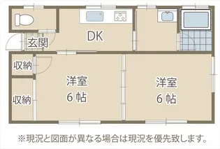 茨城県水戸市酒門町【一戸建】の間取り