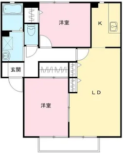 サンライツパル【2階】の間取り