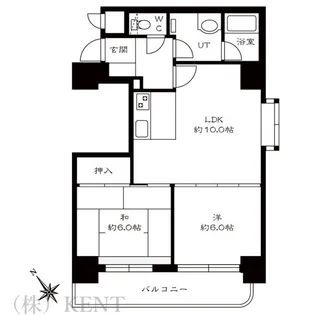 クリオ琴似弐番館【1階】の間取り