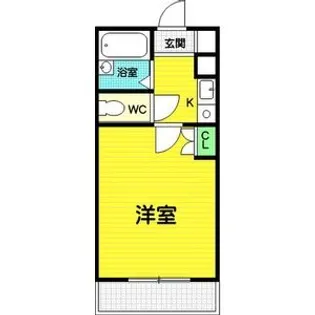 1Kの間取り画像