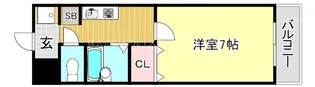 ハイツ学園通り【3階】の間取り