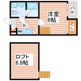 グレイス西中田【1階】の間取り