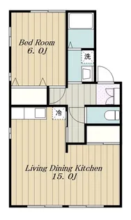 フローレンス厚木【1階】の間取り