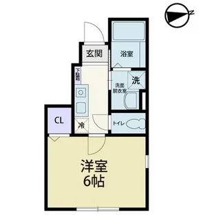 ラ・クレール(La.Clair)【1階】の間取り