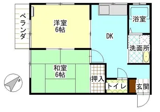 アーバンビレッジ【2階】の間取り