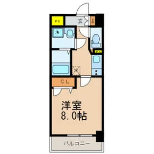 グランハイアット【4階】の間取り