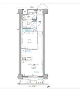 パークアクシス文京本郷【5階】の間取り