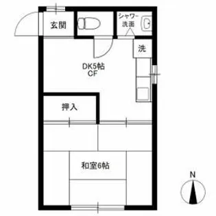 青葉荘【2階】の間取り