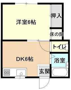 コーポ唐戸【2階】の間取り