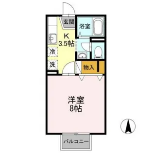 メゾンたちばな A棟【2階】の間取り