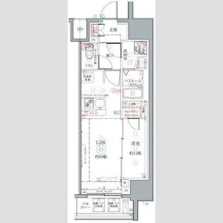 クレヴィスタ名古屋上前津【7階】の間取り