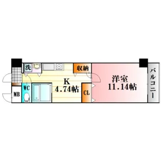 Le Chat壱番館【4階】の間取り