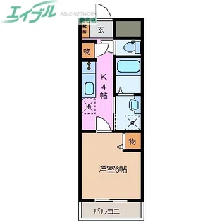 RISE【2階】の間取り